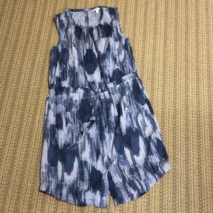 GAP Blue and Gray Sleeveless Dress